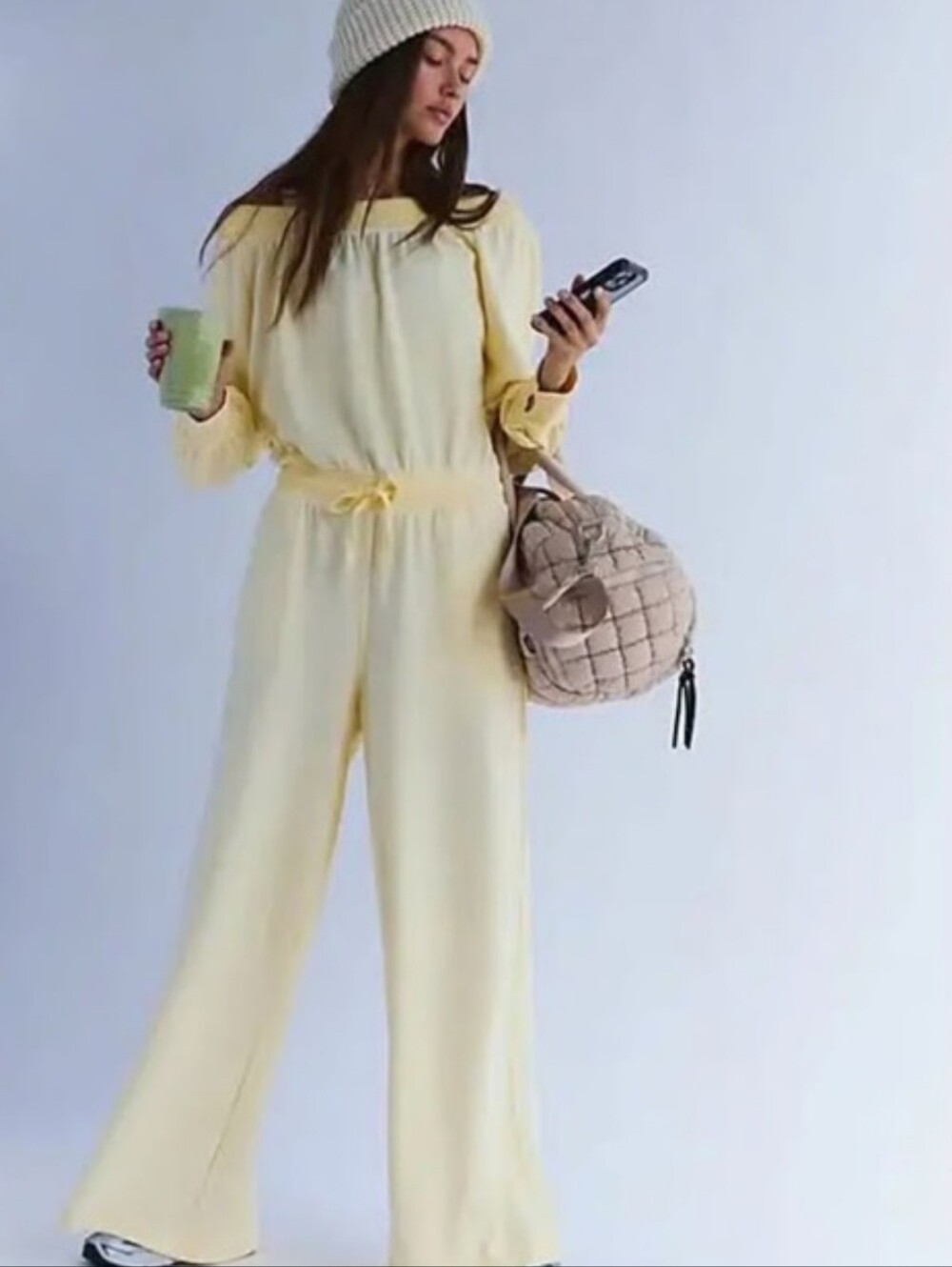 One To Beat Onesie Size L Butter Yellow